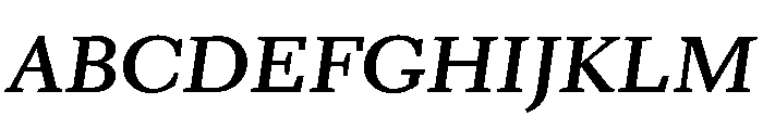 Kobodaishiv03 MicroMediumItalic Instance Font UPPERCASE