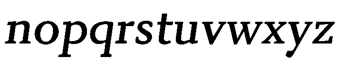 Kobodaishiv03 MicroOblique Instance Font LOWERCASE