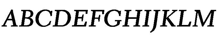 Kobodaishiv03 SemiboldItalic Instance Font UPPERCASE