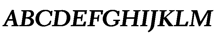 Kobodaishiv03 TextBoldItalic Instance Font UPPERCASE