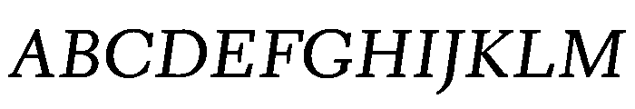 Kobodaishiv03 TextItalic Instance Font UPPERCASE