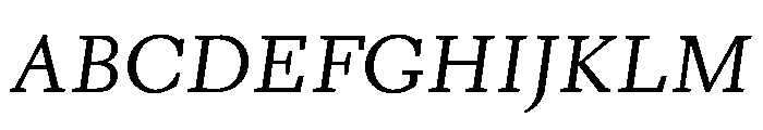 Kobodaishiv03 TextLightItalic Instance Font UPPERCASE
