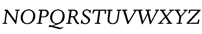 Kobodaishiv03 TextLightItalic Instance Font UPPERCASE
