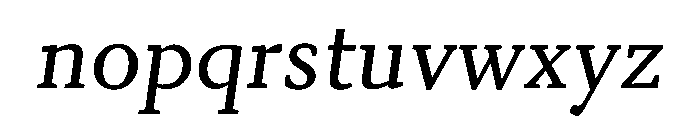 Kobodaishiv03 TextLightOblique Instance Font LOWERCASE