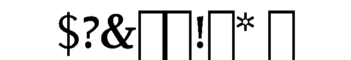 Kobodaishiv03 TextMedium Instance Font OTHER CHARS