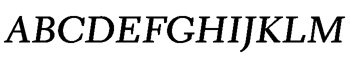 Kobodaishiv03 TextMediumItalic Instance Font UPPERCASE