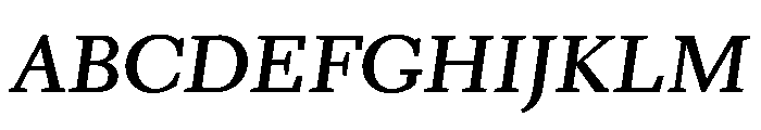 Kobodaishiv03 TextMediumOblique Instance Font UPPERCASE