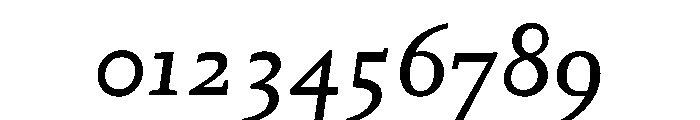 Kobodaishiv03 TextOblique Instance Font OTHER CHARS