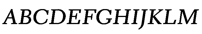 Kobodaishiv03 TextOblique Instance Font UPPERCASE