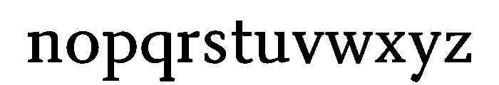 Kobodaishiv03 TextRegular Instance Font LOWERCASE