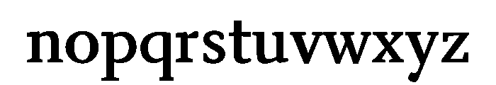 Kobodaishiv03 TextSemibold Instance Font LOWERCASE