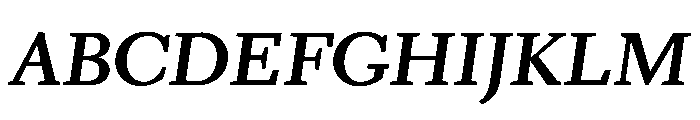Kobodaishiv03 TextSemiboldOblique Instance Font UPPERCASE
