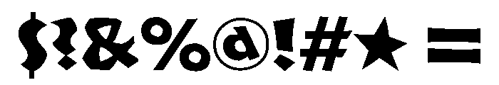 KochGrotesk 12Cicero Font OTHER CHARS