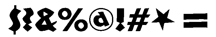 KochGrotesk 16Tertia Font OTHER CHARS