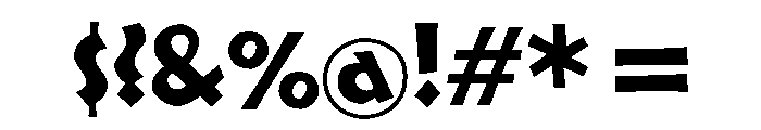 KochGrotesk 16TertiaMinuskel Font OTHER CHARS