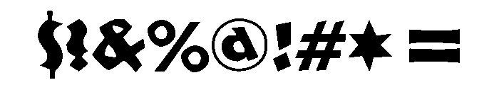 KochGrotesk 28Doppelmittel Font OTHER CHARS