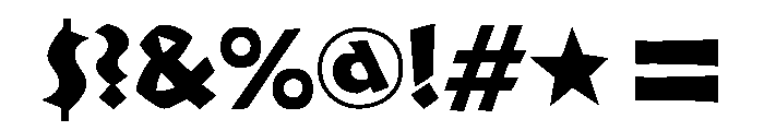 KochGrotesk 484Cicero Font OTHER CHARS