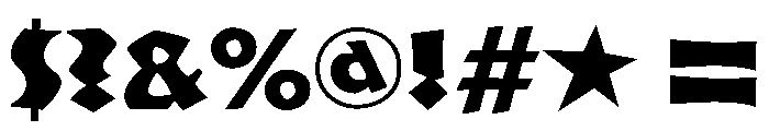 KochGrotesk 8Petit Font OTHER CHARS