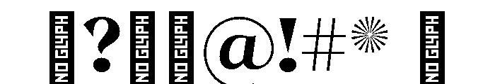 Kokoro Bold Font OTHER CHARS