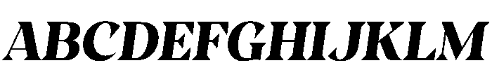 Kokoro BoldItalic Instance Font UPPERCASE