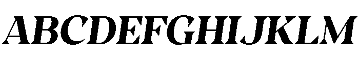 Kokoro BoldItalic Font UPPERCASE