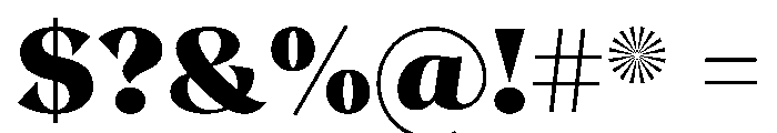 Kokoro Heavy Instance Font OTHER CHARS
