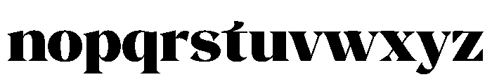 Kokoro Heavy Instance Font LOWERCASE