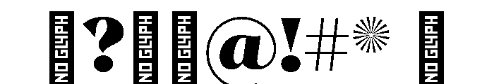 Kokoro Heavy Font OTHER CHARS