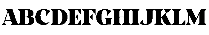 Kokoro Heavy Font UPPERCASE