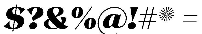 Kokoro HeavyItalic Instance 5e49f681 Font OTHER CHARS