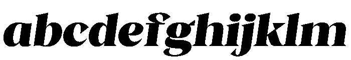 Kokoro HeavyItalic Instance 5e49f681 FONT