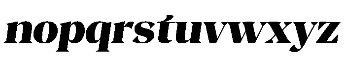Kokoro HeavyItalic Instance 5e49f681 Font LOWERCASE