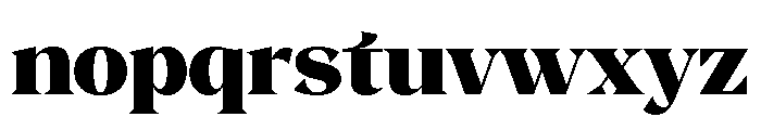Kokoro Heavy Font LOWERCASE