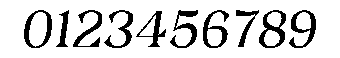 Kokoro Italic Font OTHER CHARS
