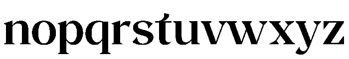 Kokoro Medium Instance Font LOWERCASE