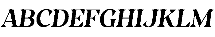 Kokoro MediumItalic Instance Font UPPERCASE