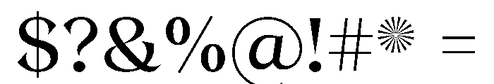Kokoro Regular Instance Font OTHER CHARS