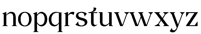 Kokoro Regular Font LOWERCASE