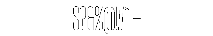 Kommissar X Condensed Thin Font OTHER CHARS