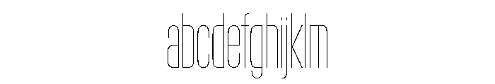 Kommissar X Condensed Thin FONT