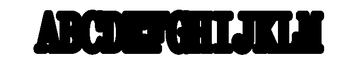 Kommuna NarrowBlack Font UPPERCASE