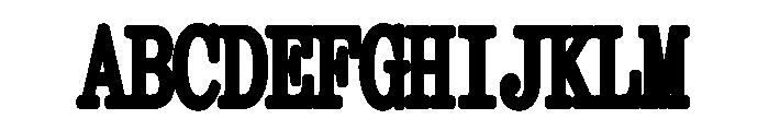 Kommuna NarrowBold Font UPPERCASE