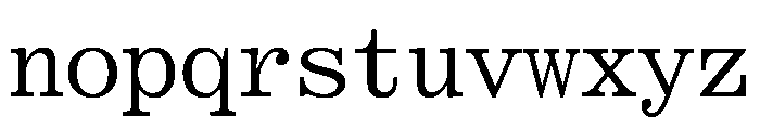Kommuna Normal 799400bd Font LOWERCASE