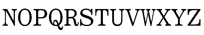 Kommuna Normal Font UPPERCASE