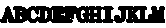 Kommuna NormalBlack Ed668712 Font UPPERCASE