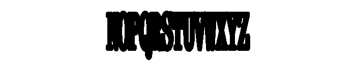 Kommuna UltraNarrowBold Font UPPERCASE