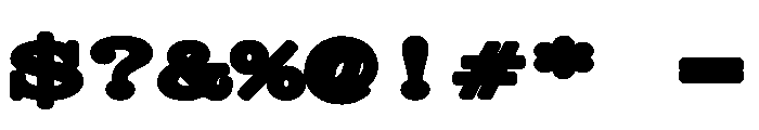 Kommuna UltraWideBlack Font OTHER CHARS
