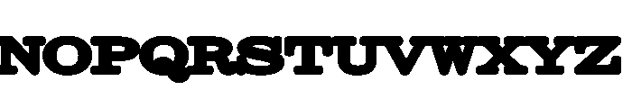 Kommuna UltraWideBlack Font UPPERCASE