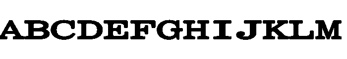 Kommuna UltraWideBold Font UPPERCASE