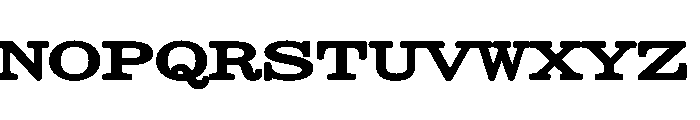 Kommuna UltraWideBold Font UPPERCASE
